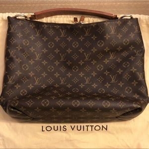 AUTHENTIC LOUIS VUITTON “SULLY” PM BAG & DUSTER